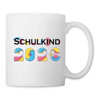 Schulkind 2026  - Tasse - Weiß - Rechts