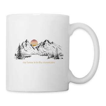 My home is in the mountains - Mug - white - Right