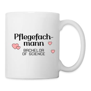 Pflegefachmann Studium Abschluss - Tasse - Weiß - Rechts