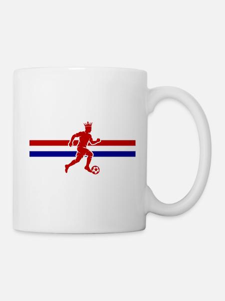 Fussballer Niederlande Fussball Holland - Tasse - Weiß