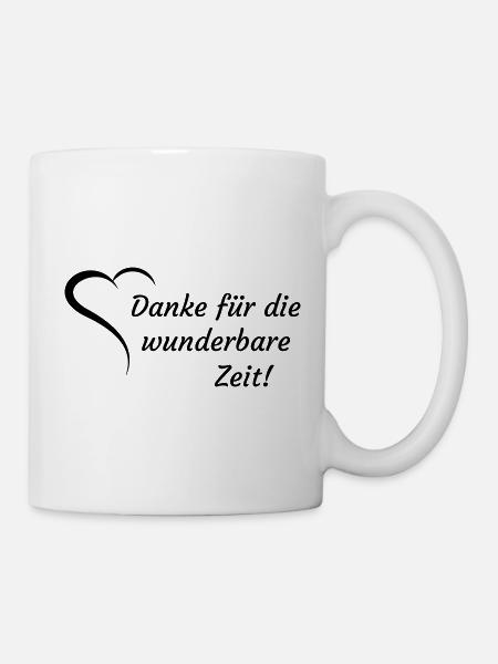 Kindergarten Danke Abschiedsgeschenk - Tasse - Weiß