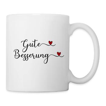 Gute Besserung - Tasse - Weiß - Rechts