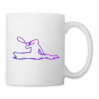 Wildwasserkajak Geschenkidee für die Kajakfahrerin - Tasse - Weiß - Rechts