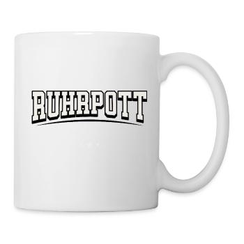 Motif d’éventail de Lettrage Ruhrpott en Allemagne - Mug blanc - blanc - Droite