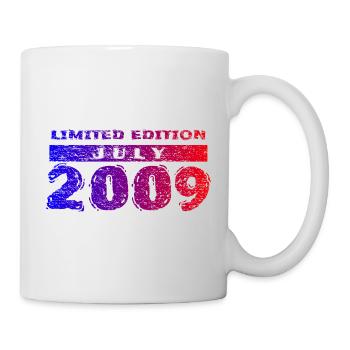17e anniversaire Édition limitée 07/2009 - Mug blanc - blanc - Droite
