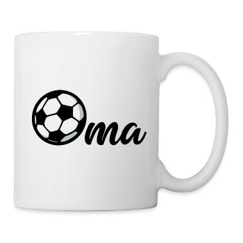 Grand-mère retraitée de football - Mug blanc - blanc - Droite