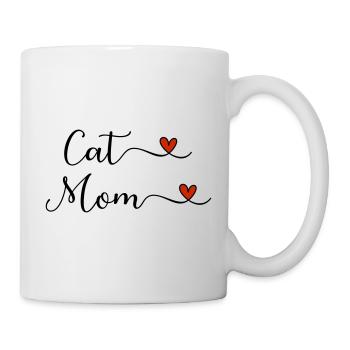 Katzenmama - Tasse - Weiß - Rechts