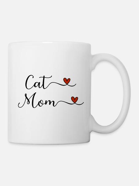 Katzenmama - Tasse - Weiß