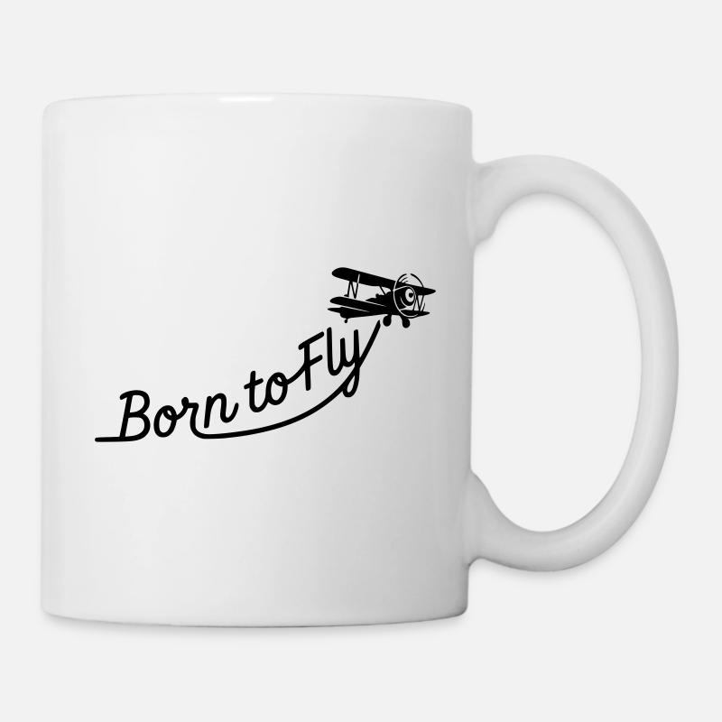 born to fly - Mug - white