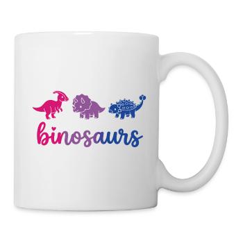 Mois de la fierté LGBTQ - Binosaur - Mug blanc - blanc - Droite