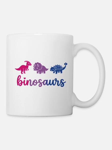 Pride Month LGBTQ – Binosaur - Tasse - Weiß
