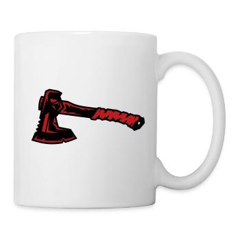 Axe Lumberjack Bushcraft Camping de survie - Mug blanc - blanc - Droite
