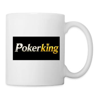 Pokerking Gold-Logo - Tasse - Weiß - Rechts