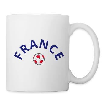 France football pour supporters - Mug blanc - blanc - Droite