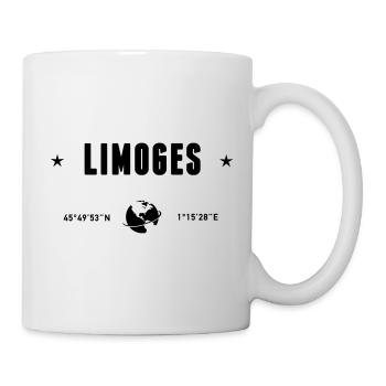Limoges France Coordonnées Gps Globe - Mug blanc - blanc - Droite