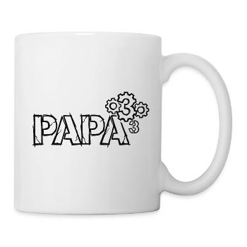 Dad 3 Gears Mechanic Dad of Three - Mug - white - Right