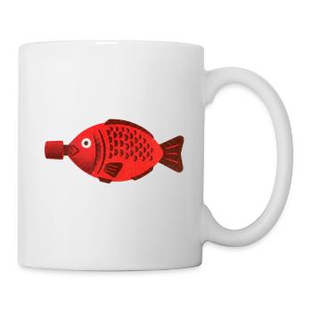 Poisson Rouge - Mug - white - Right