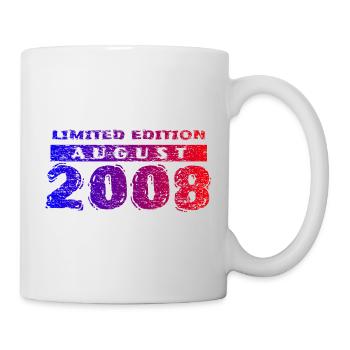 18th Birthday Limited Edition 08/2008 - Mug - white - Right