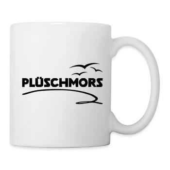 Plueschmors Low German Sea Shirt - Mug - white - Right