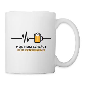 Heartbeat After-Work Beer - Mug - white - Right