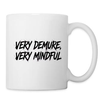 Très réservé, très attentif. - Mug blanc - blanc - Droite