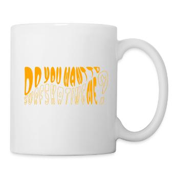 Do you want to Surfskating me? - Mug - white - Right