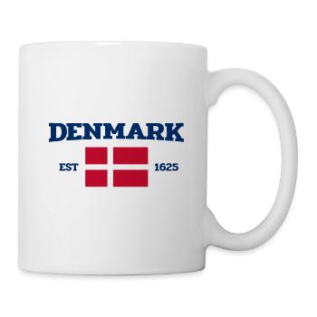Danemark - Dänemark - Fondé en 1625 - Drapeau - Drapeau - Mug blanc - blanc - Droite