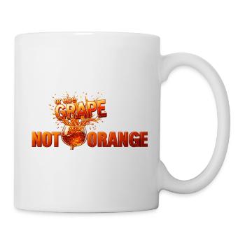 Not Orange, or Else Grape! — Amber Wine - Mug - white - Right