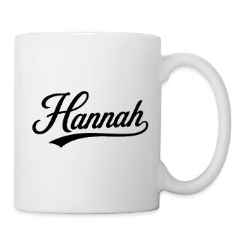 Hannah Name Gift First Last Family - Mug - white - Right