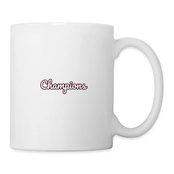 Sieger-Statement Champions Design - Tasse - Weiß - Rechts