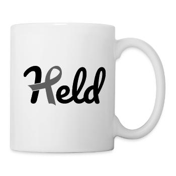 Held Krebs - Tasse - Weiß - Rechts