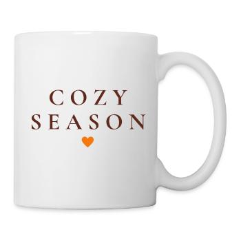 Cozy Season | Simple autumn design - Mug - white - Right