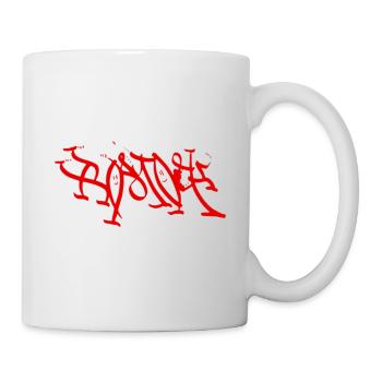 Rostock T-Shirt Graffiti Style - Mug - white - Right