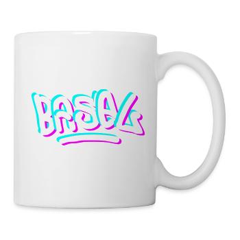 Basel Tag Graffiti - Tasse - Weiß - Rechts