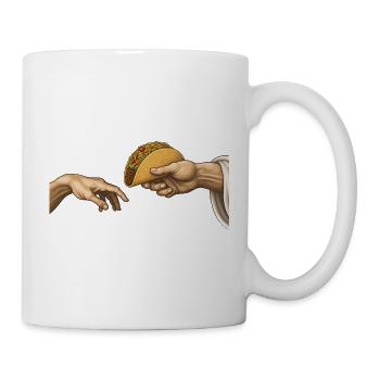 Taco – Die Kreation (Lustiger Taco) - Tasse - Weiß - Rechts