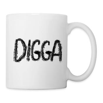 DIGGA - Tasse - Weiß - Rechts