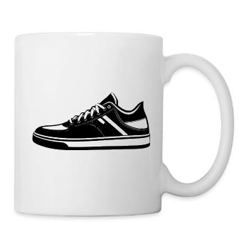 Chaussure de tennis - Mug blanc - blanc - Droite