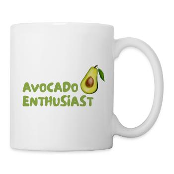 Avocado Enthusiast Design - Mug blanc - blanc - Droite