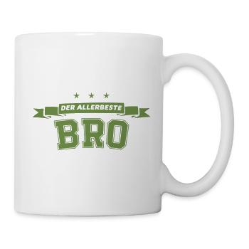 Der Allerbeste Bro - Tasse - Weiß - Rechts