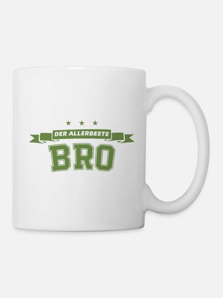Der Allerbeste Bro - Tasse - Weiß