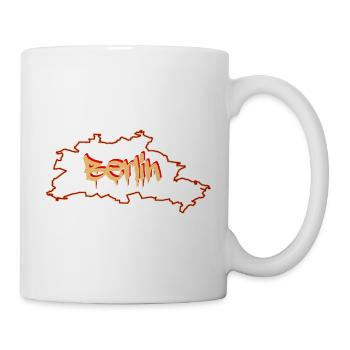 Berlin da city - Mug - white - Right