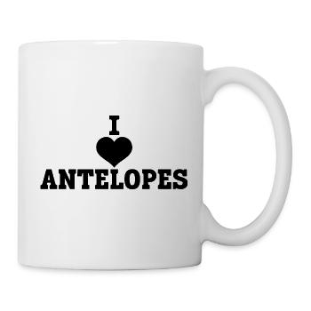 I Love Antelopes - Mug - white - Right