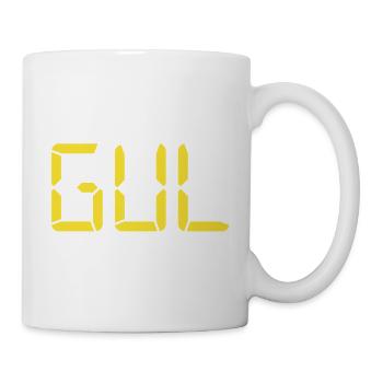 Gelb – LCD - Tasse - Weiß - Rechts