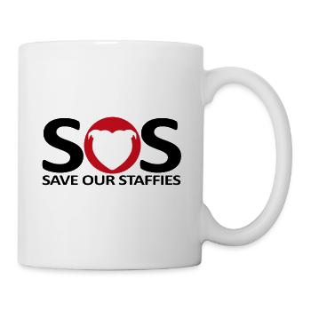 Sos staffies - 131 - Mug - white - Right