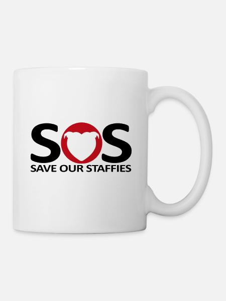 Sos staffies - 131 - Mug - white
