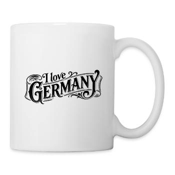 I love Germany Logo - Mug - white - Right