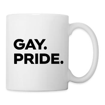 GAY Pride | LGBT | Love instead of hate - Mug - white - Right