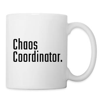 Chaos Coordinator - Typography Saying - Mug - white - Right