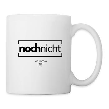 Noch Nicht – Minimal German Typography - Tasse - Weiß - Rechts