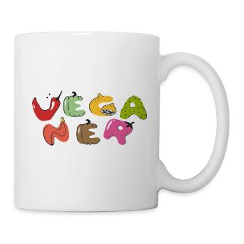 Vegan  - Tasse - Weiß - Rechts